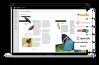 Interactive digital lesson on butterflies with educational resources and platform logos.